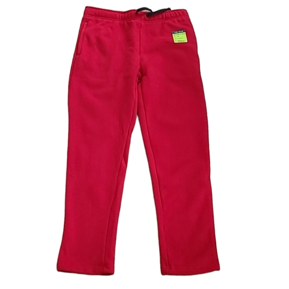 TEK GEAR BOYS RED HUSKY FLEECE JOGGER PANTS SIZE MEDIUM HUSKY - Picture 1 of 11